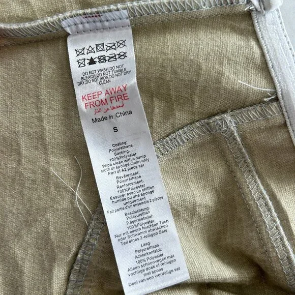 Pretty Little Things Bralette Silver Metallic Croc Halter Bustier NWT - Picture 12 of 12